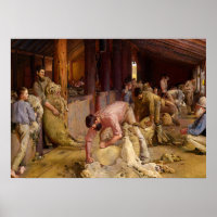 Shearing the Rams, 1890 by Tom Roberts