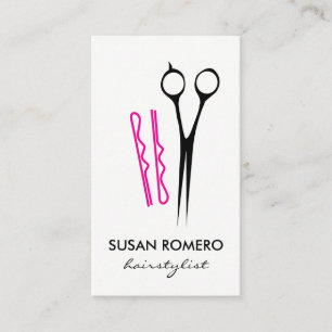 Shears and Hair Pins Appointment Card