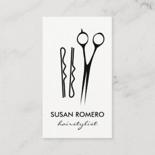 Shears and Hair Pins Appointment Card