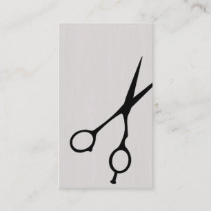 Shears Barber/Cosmetologist Business Card (Black)