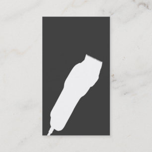 Shears Barber/Cosmetologist Business Card (Grey)
