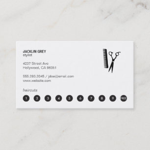 Shears & Comb (punch card 10)