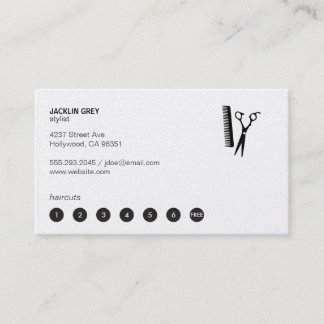 Shears & Comb (punch card 7)