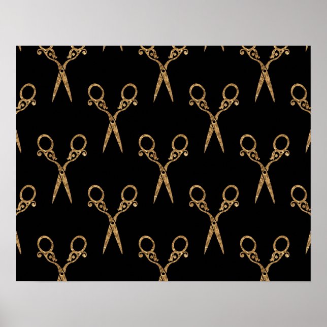 Shears (gold) poster (Front)
