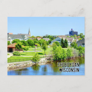 Sheboygan Wisconsin Lake Postcard