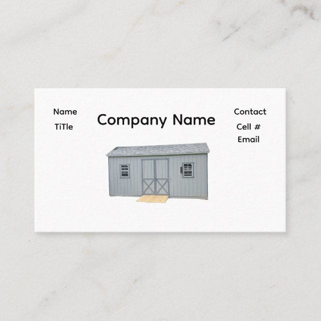 Shed Company Business Card (Front)