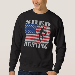 Shed Hunter For Patriot Deer, Whitetail,elks, Antl Sweatshirt