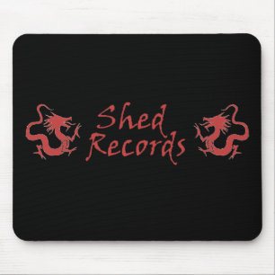 Shed Records Red Mousepad