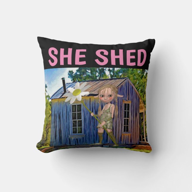SHED SHED THROW PILLOWS (Front)