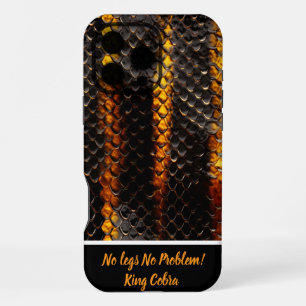 Shed snake skins' intricate patterns in light iPhone 16 pro max case