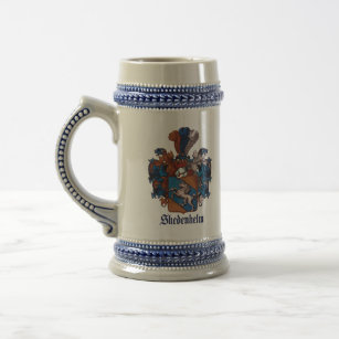 Shedenhelm Family Crest (With "Shedenhelm") STEIN