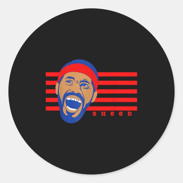 Sheed, Basketball Legends, Rasheed, Don't Lie, Wal Classic Round Sticker (Front)
