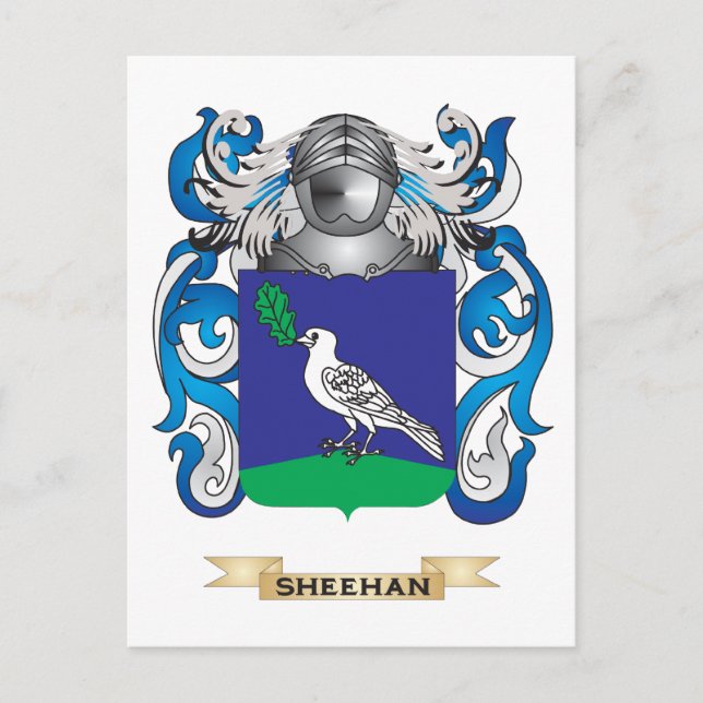 Sheehan Coat of Arms (Family Crest) Postcard (Front)