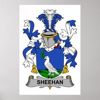 Sheehan Family Crest Poster