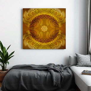 Sheen mesmerising semicircular art canvas print
