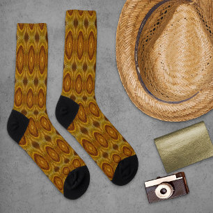 Sheen mesmerising semicircular pattern socks