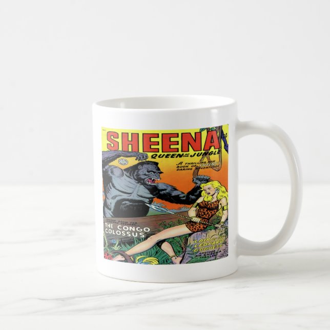 Sheena Queen of the Jungle #8 Classic Covers Mug (Right)