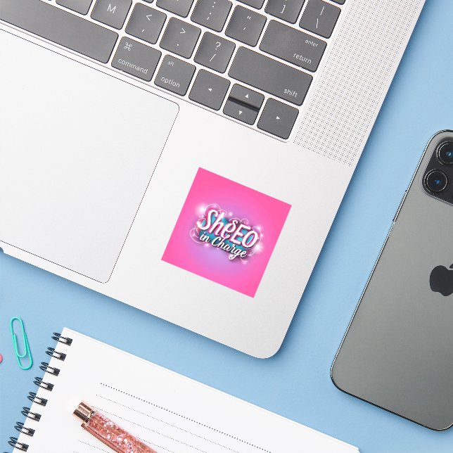 SheEO in Charge Feminist (Laptop w/ iPhone)