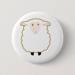 Sheep 6 Cm Round Badge