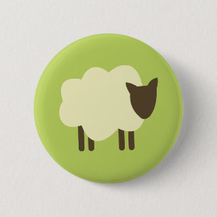 Sheep 6 Cm Round Badge