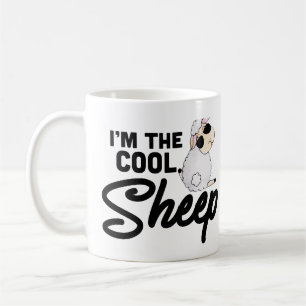 Sheep and Goat Lover Gift: I'm the Cool Sheep Coffee Mug