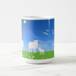Sheep and Lamb Coffee Mug
