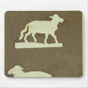 Sheep and Sheep with Lamb Mouse Pad