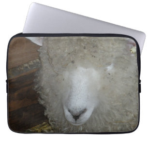 Sheep at the county fair laptop sleeve