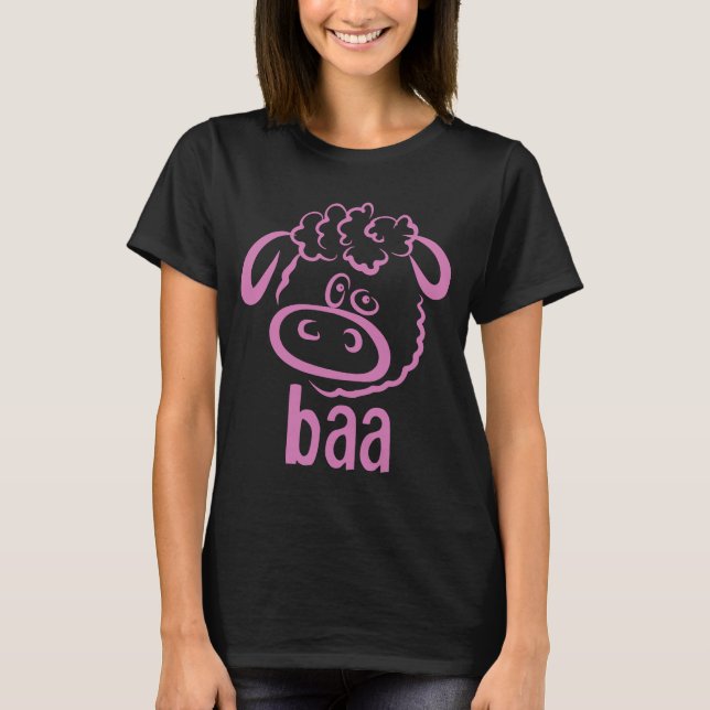 Sheep Baa one of series with Cow Moo, Duck Quack & T-Shirt (Front)