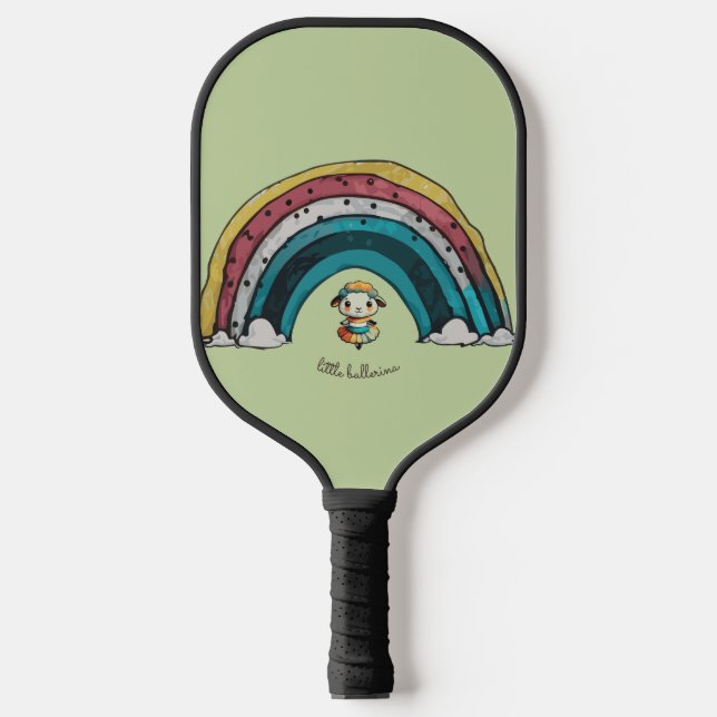 Sheep Ballerina Pickleball Paddle (Front)