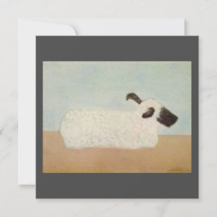 Sheep (by Milton Avery) Card