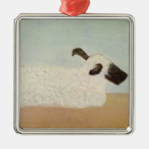 Sheep (by Milton Avery) Ceramic Ornament