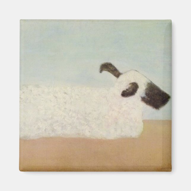 Sheep (by Milton Avery) Magnet (Front)