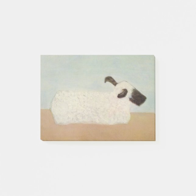 Sheep (by Milton Avery) Post-it Notes (Front)