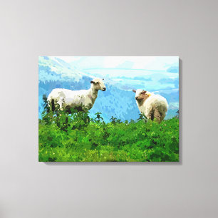 SHEEP CANVAS PRINT