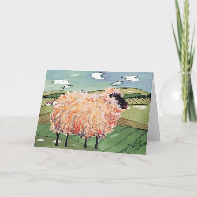 sheep card (Front)