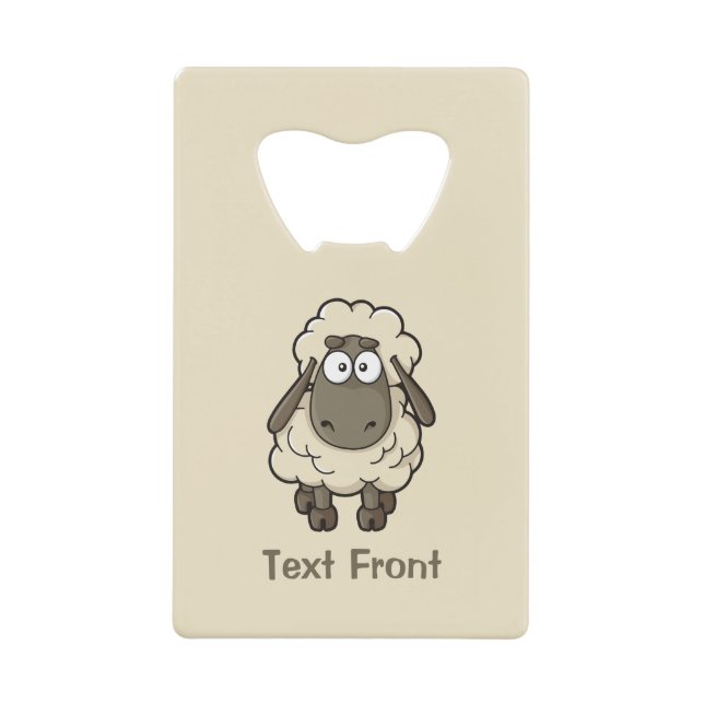 Sheep Cartoon Beige (Front)