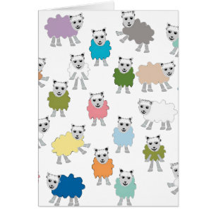 Sheep Cartoon Colourful