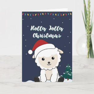 Sheep Christmas Sheep Winter Animals Card