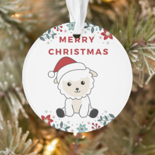 Sheep Christmas Sheep Winter Animals Ornament
