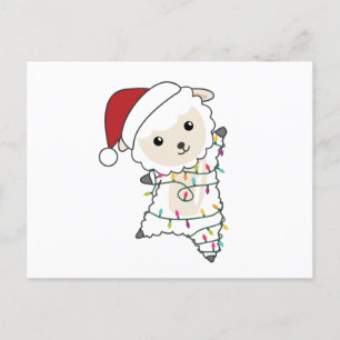 Sheep Christmas Sheep Winter Animals Postcard