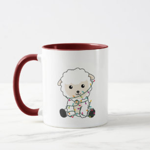 Sheep Christmas Snow Winter Animals Sheeps Mug
