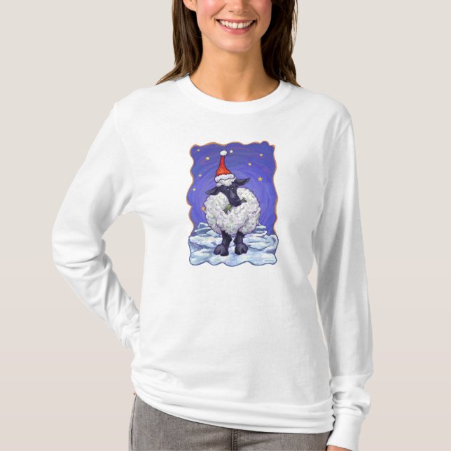 Sheep Christmas T-Shirt (Front)