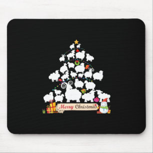 Sheep Christmas Tree Gift Funny Christmas Gifts Mouse Pad