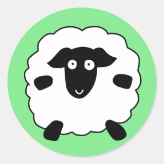 Sheep Classic Round Sticker