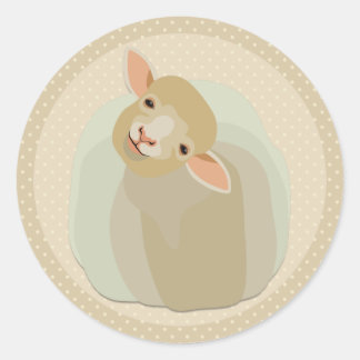 Sheep Classic Round Sticker