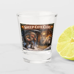Sheep Cote Clod Icelandic Yule Lad Postcard Shot Glass