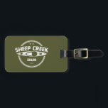 Sheep Creek Wild And Scenic River Idaho Kayaking Luggage Tag<br><div class="desc">Sheep Creek in Idaho flows through an extremely narrow,  winding canyon with sheer vertical walls. High water flows are in the spring and provide for whitewater for the most experienced boaters.</div>
