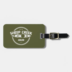 Sheep Creek Wild And Scenic River Idaho Kayaking Luggage Tag