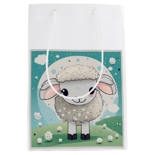 Sheep cute medium gift bag